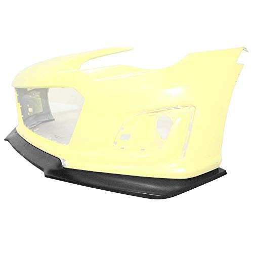 Front Bumper Lip Compatible With 2013-2016 Subaru BRZ, IKON V6 Style Unpainted Black PU by IKON MOTORSPORTS