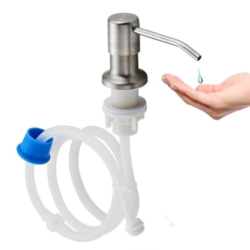 DISPENSER EMBUTIR COM MANGUEIRA FLEXIVEL GALAO DOSADOR INOX