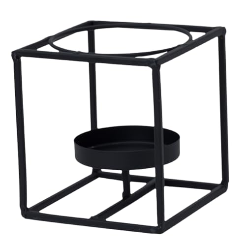 PRETYZOOM 1Pc Iron Art Teapot Warmer Rack Multi Functional Heating Stand for Tea and Milk and Portable Design for Home and Office Use Without Candle
