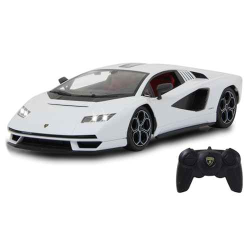 Voiture télécommandée Lamborghini Countach blanche JAMARA 1:16 pour s'amuser en famille au salon