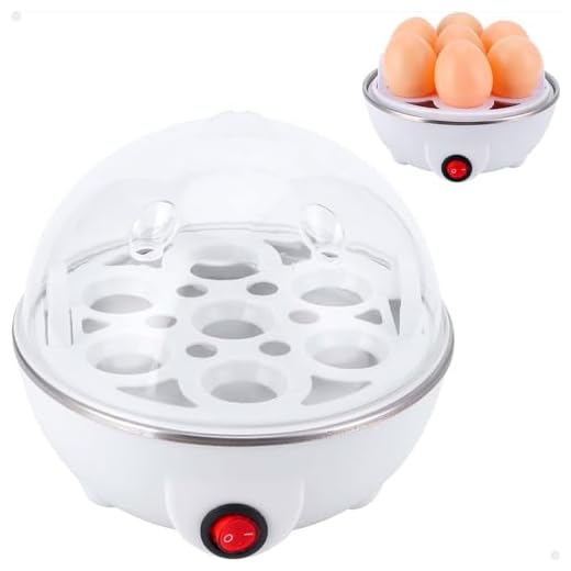 Cozedor de Ovos Aquecedor Portátil para até 7 Ovos Elétrico 220V Prático Cozinha