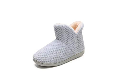 Women's Cozy Bootie Slippers Fuzzy Outdoor Indoor House Slippers2