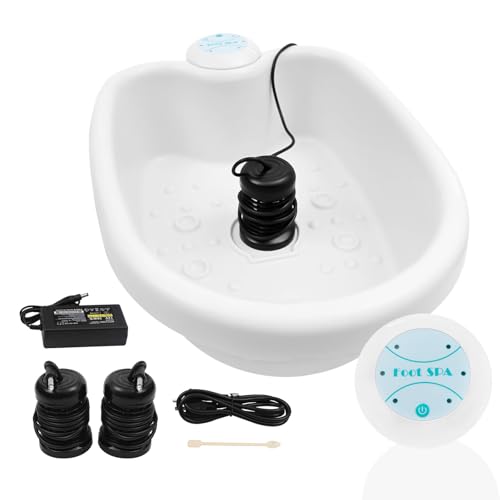 JAYGOVAN Foot Detox Machine, Portable Ionic Foot Bath Detox Machine with Timer Function Household Negative Hydrogen Foot-Bath Detox Machine Foot Spa Cleanser for Home Beauty Salon Holiday Gift