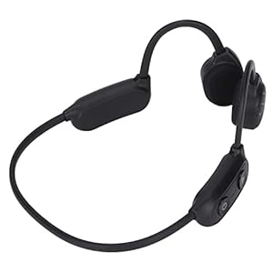 Hoofdtelefoon met beengeleiding, draadloze koptelefoon Sportcomfortabel om te fietsen(zwart)