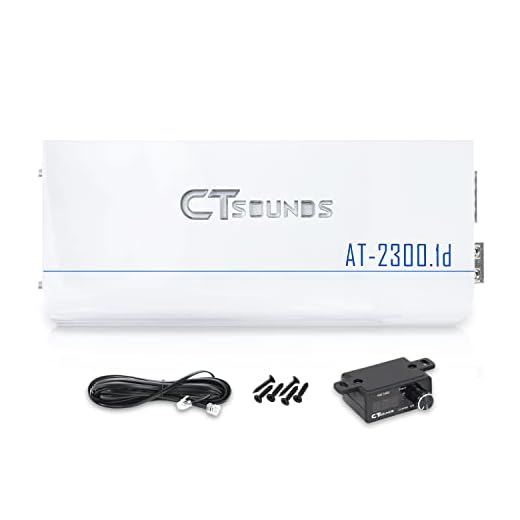 CT Sounds ATv2-2300.1d 2500 Watt Strappable Class D Car Monoblock Amplifier