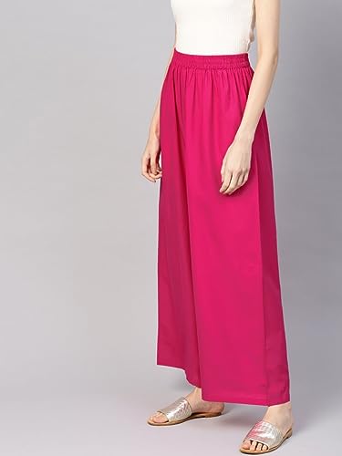 Image of Go Gazab - Stylish Combo Women's Palazzo Pants: Trendy Rayon Casual Wear for Fashion-Forward Ladies