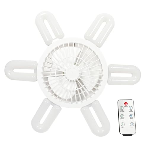 Lumière de ventilateur avec télécommande pour rafraîchir la chambre et le salon