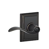 Schlage F40ACC716ADD Addison Collection Accent Privacy Lever, Aged Bronze