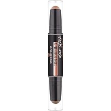 essence | Contour Duo Stick | 2-in-1 Highlight and Contour Slim Stick, Creamy, Buildable and Easy to Apply | Vegan & Cruelty Free 30 | Medium