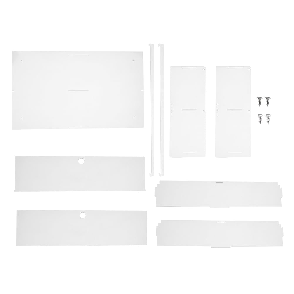 SUPERFINDINGS Vitrine en acrylique à 2 niveaux - Transparent - Anti-poussière - Pour figurines - Boîte de rangement pour collections - 40,4 cm