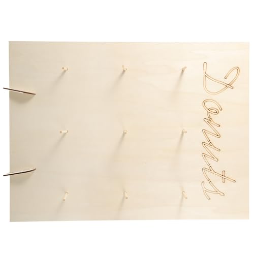 COLLBATH 1Set Donut Display Stand for Elegant Dessert Table Holder Easy to Assemble Donut Rack for Weddings and Showers Smooth Finish and Versatile Design