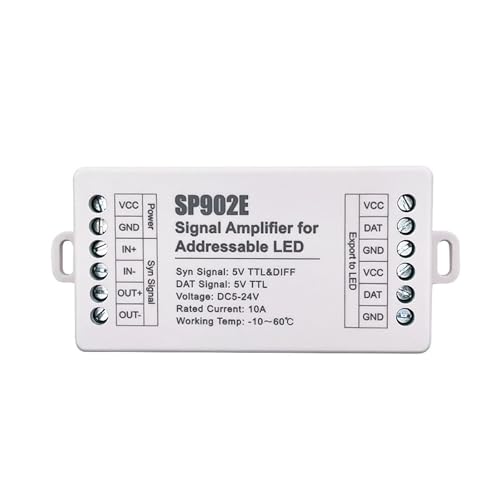 SP902E amplifier LED illusion light with light strip extender SPT signal sub-control amplifier LED controller LED dimmer