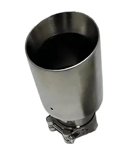 Silencieux d'échappement acier inoxydable auto avec sortie de corne 114mm
