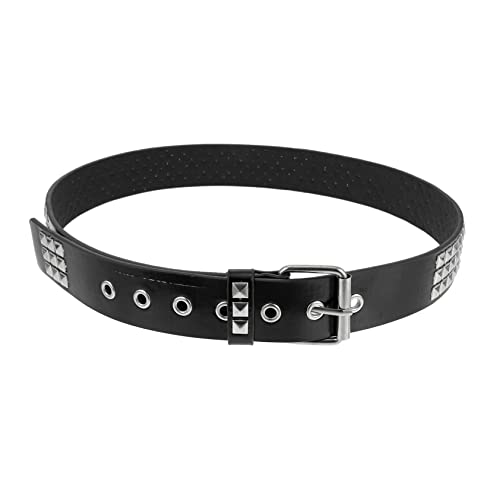 NOLITOY 1pc Studded Belts for Men Fashion Rivet Belt Light Easy to Carry Decorative Waistband