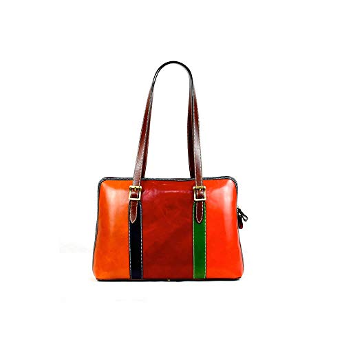 Sac femme original style multicolore format rectangulaire 38x10x28 cm