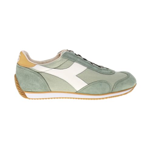 Diadora Mens Equipe H Dirty Stone Wash Lace Up Sneakers Shoes Casual - Green