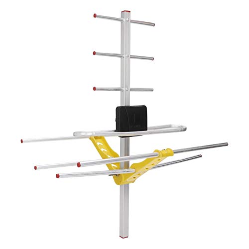 Reviews de Smart Tv Kit - los preferidos. 47 Antena de Loft y Exterior,Antena de televisión Digital,Antena de 25 dbi,Rango de recepción de 80 Millas,Antena HDTV VHF/UHF con Kit Completo para TV HD