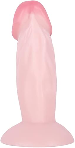 Miniatura 6 de Consolador anal pequeño con enchufe anal suave de 4.3 pulgadas y consolador realista para el punto G para adultos, juguetes sexuales para hombres,