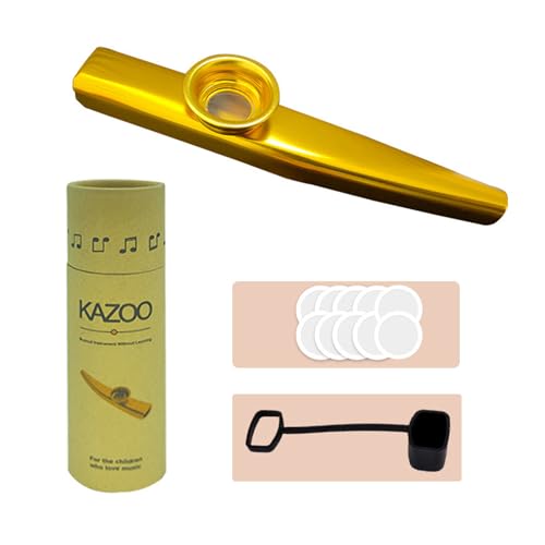 Mastro subito, nessun apprendimento complesso: Con un minimo di apprendimento e senza esercizi estensivi, puoi rapidamente goderti il piacere di suonare lo strumento musicale kazoo.