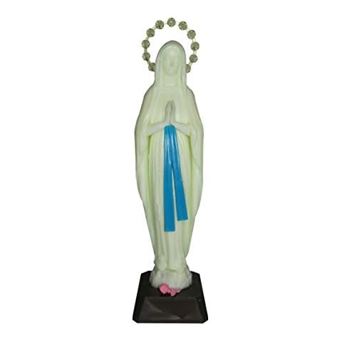 Ferrari & Arrighetti Estatua de la Virgen de Lourdes fosforescente Cover