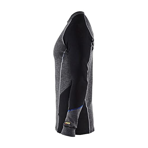 Ropa caliente 100% merinos para invierno Blaklader 48971732, estilo gris y negro XL 4