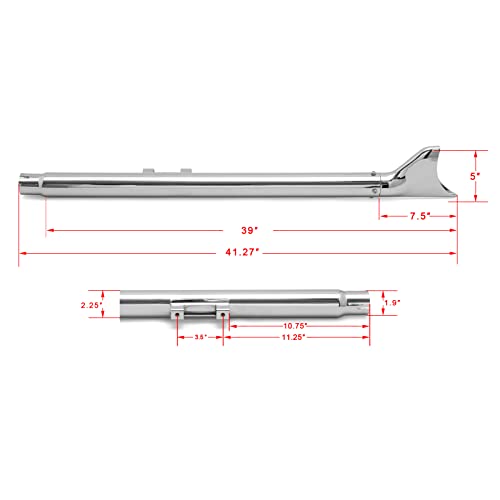 TARAZON 39 Tubi di scarico marmitta Fishtail per