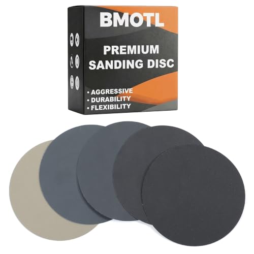Image of 5 Inch Wet Dry No-Hole Sanding Discs, 120Pcs, 800-5000 Assorted Grit