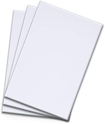 Netko White Plain Note Pads- 2x 100 Sheets Blank Writing Pads, Memo Pads for Multipurpose Use|4 x 6 inches (2Pack)