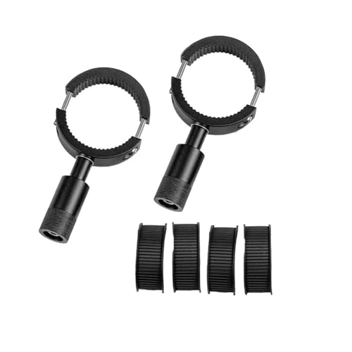 Soporte montaje barra luz moto en aluminio resistente para horquilla universal de faros auxiliares