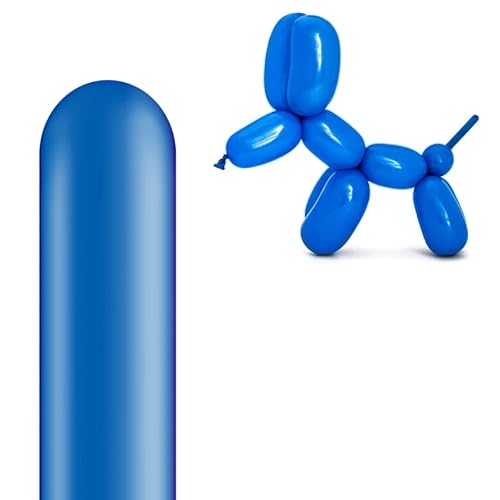 Toyland® Pack of 100 - Long Sapphire Blue Modelling Latex Balloons - Twisting Animal Balloons - Party Decorations