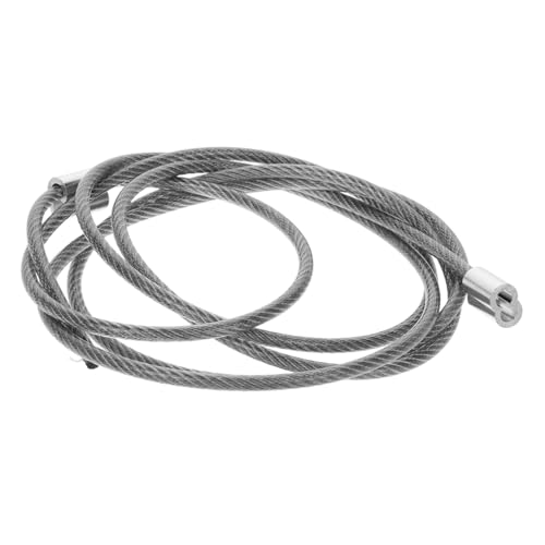 BRIGHTFUFU Upgraded Basketball Equipment Hoop Rope Basketball Netting String Steel Wire Indoor/Outdoor Suitable