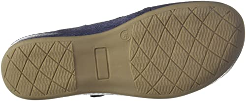 Image of Inc.5 Synthetic Slip On Womens Casual Wear Sandals (FMINC900064002, NAVY, 5)