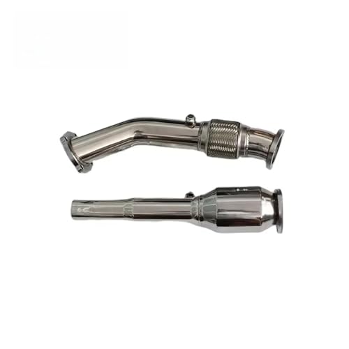 Punta Escape Para VW Para JETTA Para BEETLE Para GOLF Para MK4 1.8T Para GTI/GL 1999 2000 2001-2005 Tubos De Escape Con Catalizador 200 Celdas Extremo de Escape