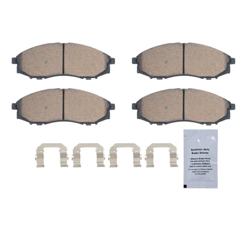Image of HUSCH D830 Front Ceramic Brake Pads Kit Fit For Nissan Frontier 2003-2004, For Nissan Xterra 2000-2004