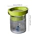 IEUDNS Floating Fish Isolation Box Fish Tank Hatching Incubator with Suction Cup Breeding Box Clear for Betta Guppy Fish Clownfish, Large Green