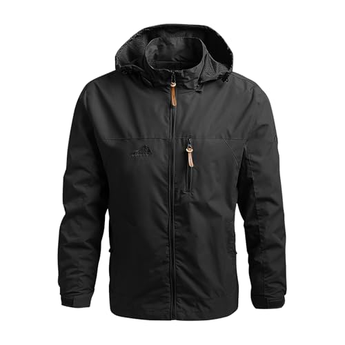 Catálogo de Chaquetas deportivas para Hombre los preferidos por los clientes. 50 Chamarra Táctica Hombre Chamarras Deportivas para Hombre Chamarra Casual Chaqueta Cortaviento Softshell Impermeable Informal Abrigos Chaqueta de Senderismo al Aire Libre WB Pro...