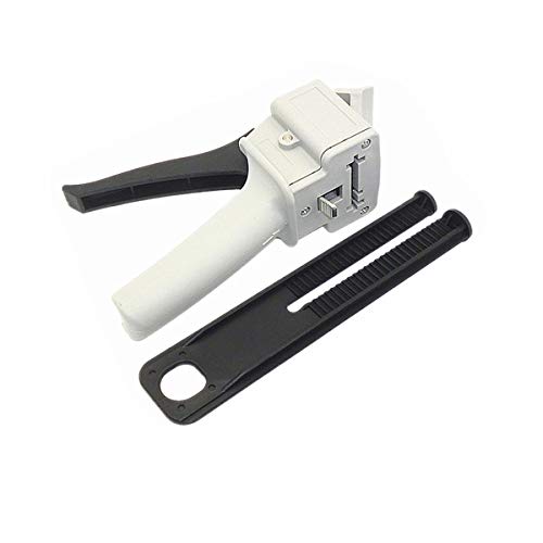 Dispenser Conveyor Gun 50ml,Adhesive Dispensing Mixer, Manual Dual Cartridge Applicator AB Gun 1:1/2:1 Ratio