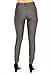 YELETE Womens Basic Five Pocket Stretch Jegging Tights Pants M/L Grey