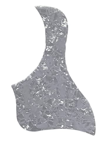 Pickguard autocollant pour guitare acoustique Taylor (perle blanche) - Les Beatles, Paul McCartney, John Lennon, RIngo Starr, George Harrison Pickguard autocollant pour guitare acoustique Taylor (perle blanche)