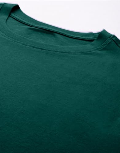 Image of Veirdo Pure Cotton Round Neck Regular Fit Solid Full Sleeve T-Shirt for Men & Boys (Available in Black, Cork, Green, Maroon, Navy, Swanwhite & White Color)