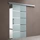 Glasschiebetür Doporro Komplettset 77,5 x 205 cm mit 15 mm Wandabstand