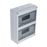 Robuste materialien: dieser verteilerkasten besteht aus strapazierfähigen materialien und bietet zuverlässige leistung und langlebigkeit, auch bei rauen wetterbedingungen. wetterfeste schalterabdeckung, wetterfeste schaltkästen