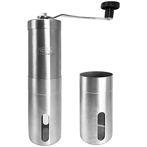Molinillo de café manual NEOUZA de acero inoxidable Cover