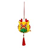 Design exquis avec une forme de dragon de dessin animé qui ajoute à la sensation festive de la fête du printemps.