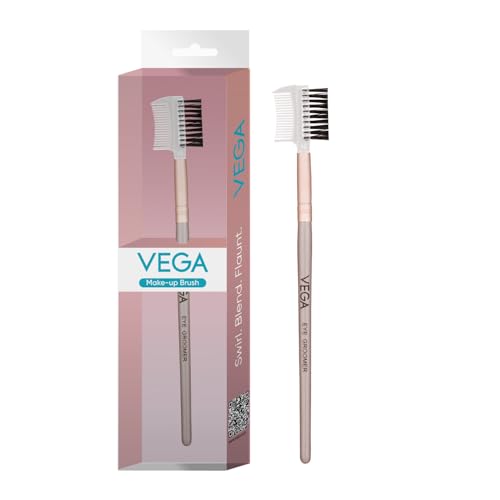 Image of Vega Eye Groomer for Eyelashes & Eyebrows with Soft Bristles, Eyebrow Comb, Eyelash Brush, (MBN-09)