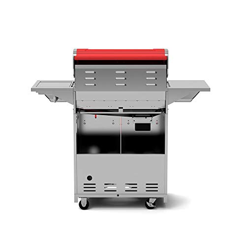Nexgrill 720-0830Hr 4-Burner Propane Gas Grill In Red With Side Burner #TOP3