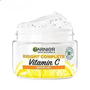 XONA Hidratante, gel de suero, infundido con vitamina C y limón, para piel radiante, vitamina C completa brillante, 1.59 oz
