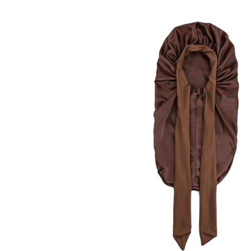 Bonnet de sommeil long en satin pour protéger les tresses la nuit