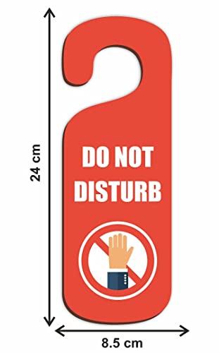 Image of KREEPO Do Not Disturb MDF Door Sign Hanger Size(24cm x 8.5cm) kr51