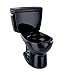 TOTO CST743E#51 Eco#Drake Round Bowl Toilet C743E+St743E, Ebony